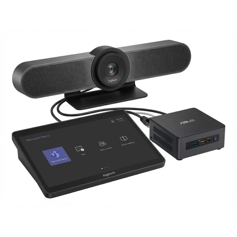 Konferencinis įrenginys Logitech R Solution Teams Small i5 Cat5e TAPMUPMSTASU2 — Intel i5, Cat5e ryšys