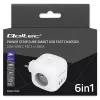 Maitinimo lizdų blokas QOLTEC 52548 su 3×AC lizdais ir USB prievadu