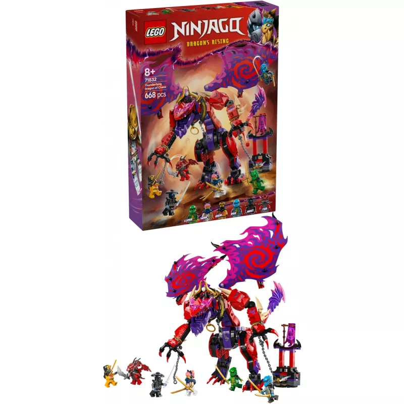 LEGO NINJAGO 71832 Thunderfang Dragon of Chaos