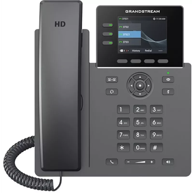 Grandstream Networks GRP2611G IP telefonas juodas 3 linijos TFT
