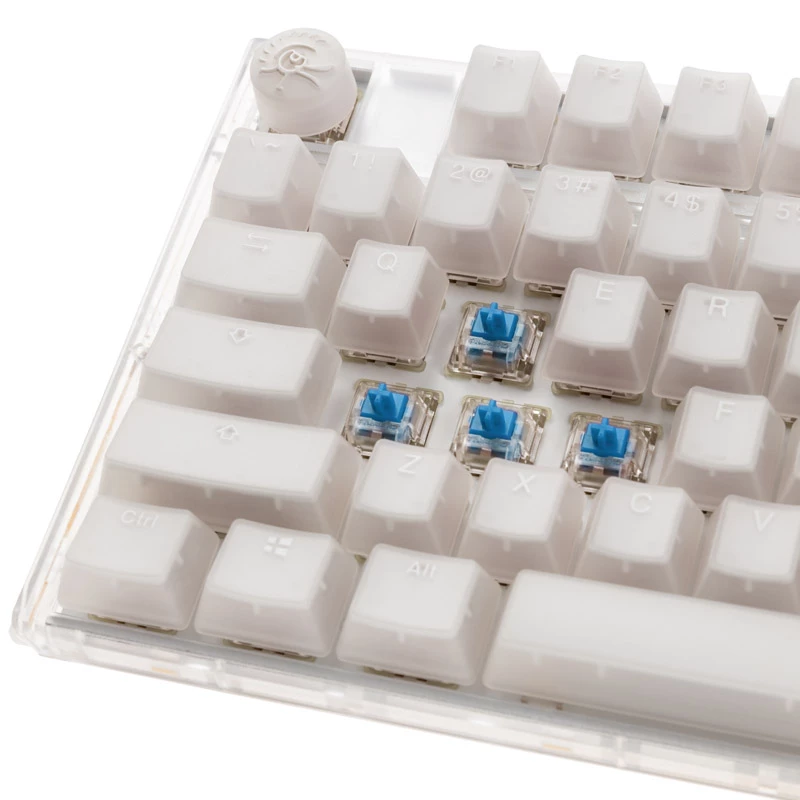Ducky One 3 TKL klaviatūra, žaidimų, USB, QWERTY, anglų, balta