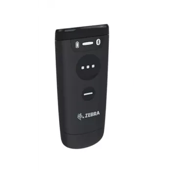 Rankinis brūkšninių kodų skaitytuvas Zebra CS60 1D/2D LED belaidis IP65 juodas, Bluetooth/USB, 100 m atstumas, 83 g