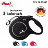 Ištraukiamas šuns pavadėlis Flexi New Classic L 5 m Juodas – laidas, didelėms veislėms (25–45 kg), maks. apkrova 50 kg
