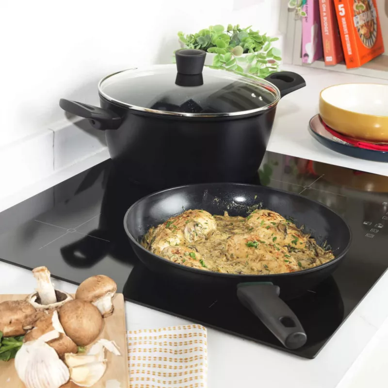Keptuvė Russell Hobbs 28 cm Thermocollar RH03255EU7, nelimpanti danga, šilumos indikatorius