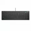 Klaviatūra CHERRY AK-C8112 Medical USB QWERTZ vokiška juoda balta pilno dydžio