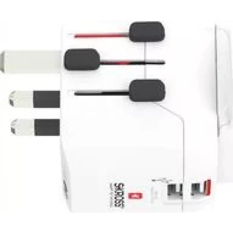 Skross 1302470 Travel Adapter Pro Light USB (2xA) -World (1302470)