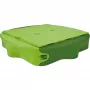 Smėlio dėžė Simba‑Dickie BIG 800056733, plastikinė, 1380×1380 mm, įmontuoti suolai, žalia