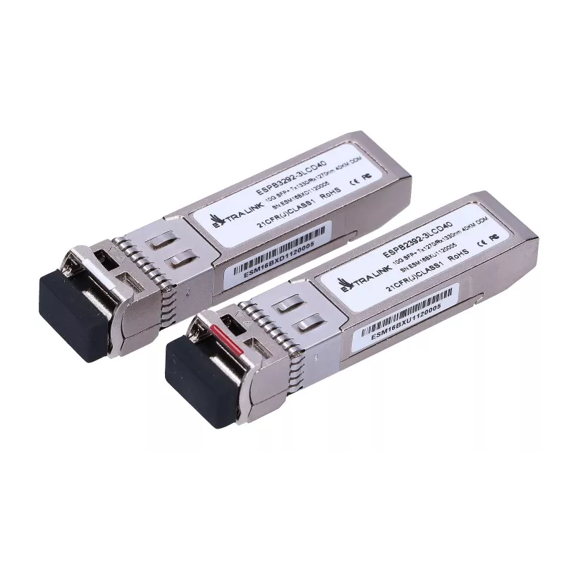 Extralink SFP+ 10G WDM modulis 10Gbps 1270/1330nm vienmodis 40km LC DOM pora
