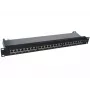 Pataisų skydelis 1U Alantec PK040 — 24 prievadai, 10GBase-T, RJ45, Cat6a, juodas