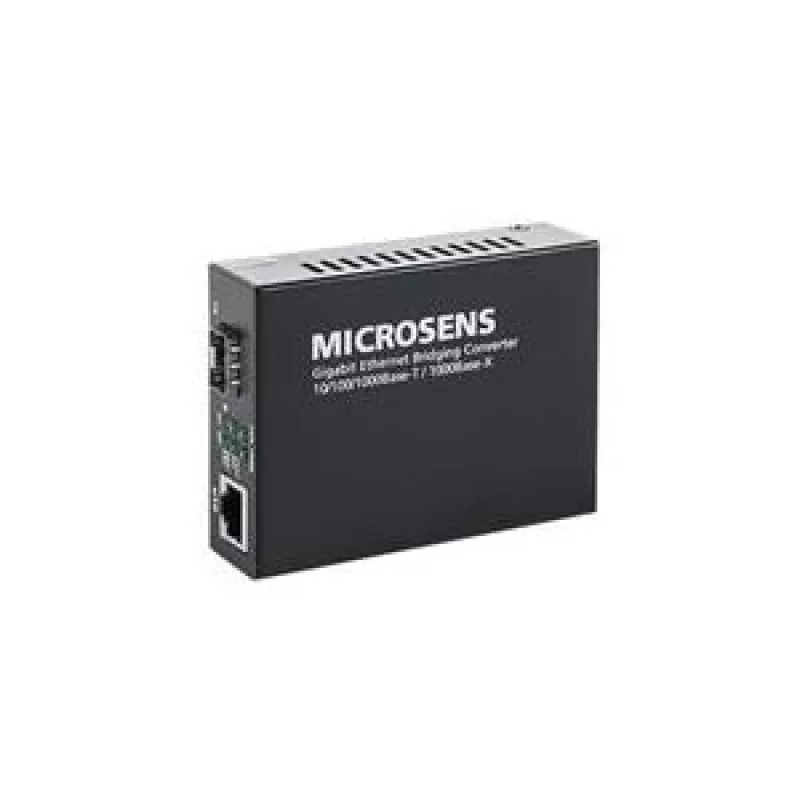 Medijos keitiklis Microsense MS400249 — 1x10/100/1000Base-T į 1x1000Base-X optinį pluoštą