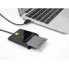 Išmaniųjų kortelių skaitytuvas DeLOCK 91724 USB Type-A juodas