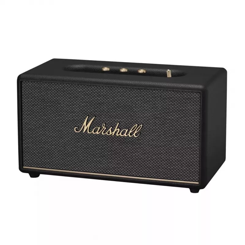 Belaidis Bluetooth garsiakalbis Marshall Headphones Stanmore III Juoda — kompaktiška namų garso sistema, kelių įrenginių, RCA ir optinė sąsaja paruošta