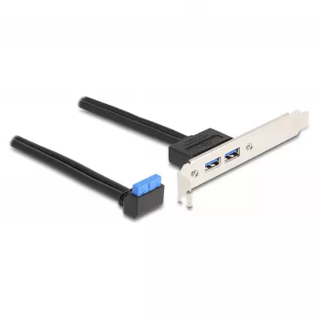 DeLOCK 83015 Internal USB 3.2 Gen 1 Adapteris Juodas 5 Gbit/s