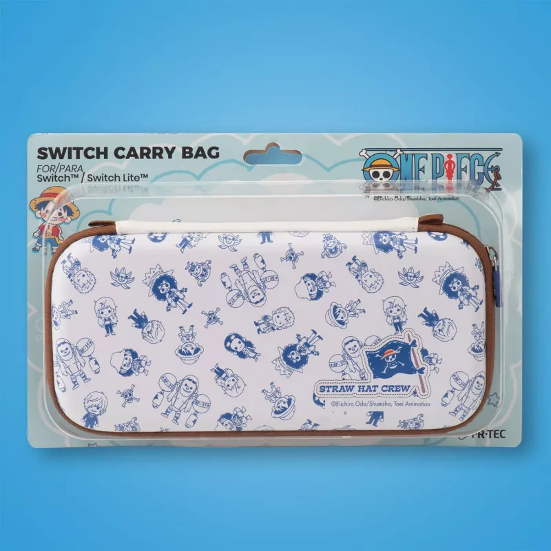 Nešiojimo dėklas FR-TEC One Piece Bag Chibi Nintendo Switch mėlynas rudas baltas