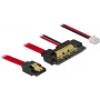 SATA laidas DeLOCK 85242 0,3 m SATA 7 kontaktų SATA 22 kontaktų juodas