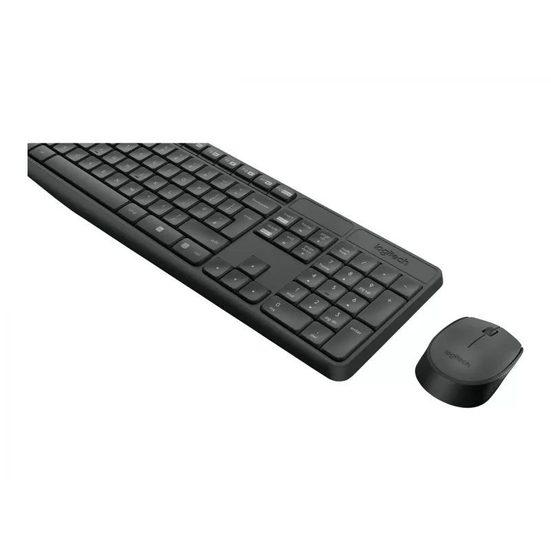 Logitech klaviatūra MK235 belaidė klaviatūra+pelė pilka CZ
