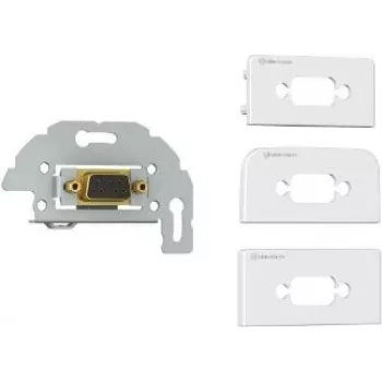 Kindermann Konnect Design Click - Modulinė priekinė plokštė-spraudė - DB-9 - Balta, RAL 9010 (7456000520)