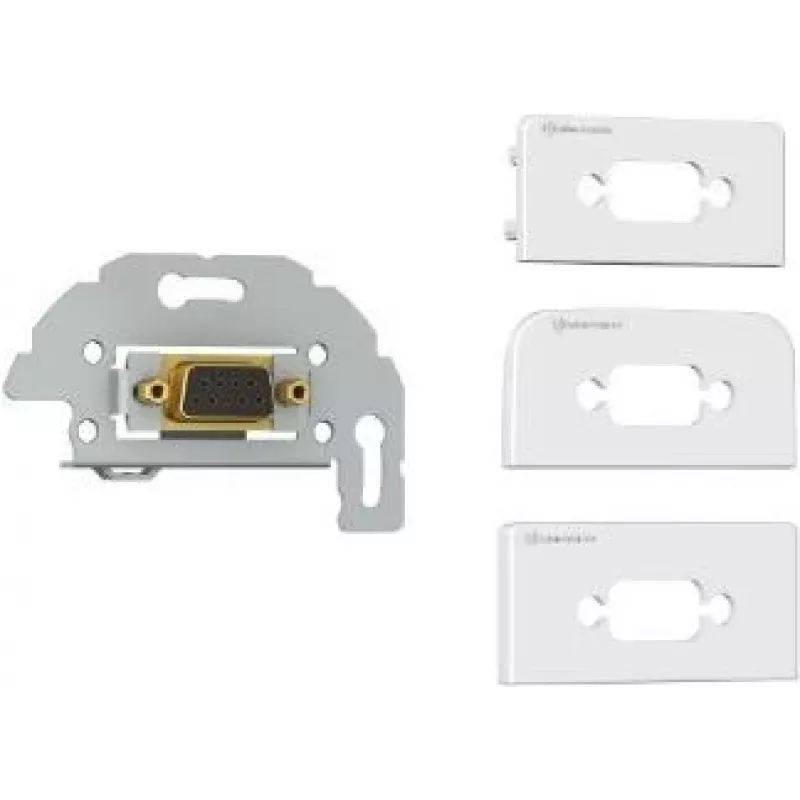 Kindermann Konnect Design Click - Modulinė priekinė plokštė-spraudė - DB-9 - Balta, RAL 9010 (7456000520)