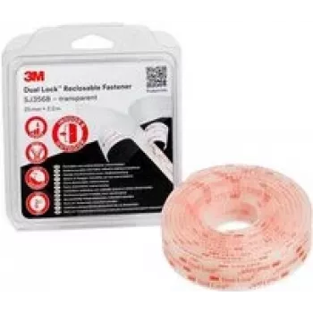 3M SJ3560/IPS kabliukų ir kilpų tvirtinimo juosta Polipropilenas Skaidri 1 vnt.