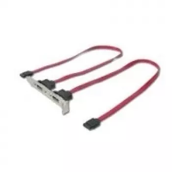 Slotbracket 2x vidinis SATA į 2x išorinis eSATA DeLOCK 65116