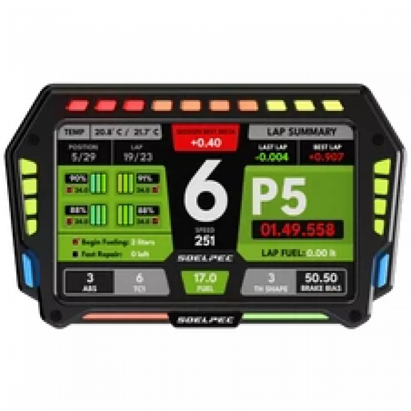 SOELPEC XR-7 Display, Simracing-Touchscreen, RGB-Telemetrie - Juoda