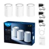 Tinklinio tinklo sistema Cudy M3600 Wi‑Fi 7 dviejų juostų (2,4/5 GHz), 3 vnt. rinkinys, 2882/688 Mbit/s, 3x LAN, vidinės antenos