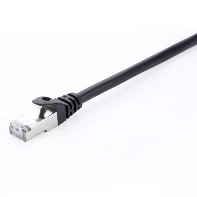 Tinklo kabelis V7 CAT6 Ethernet ekranuotas STP RJ-45 5 m juodas