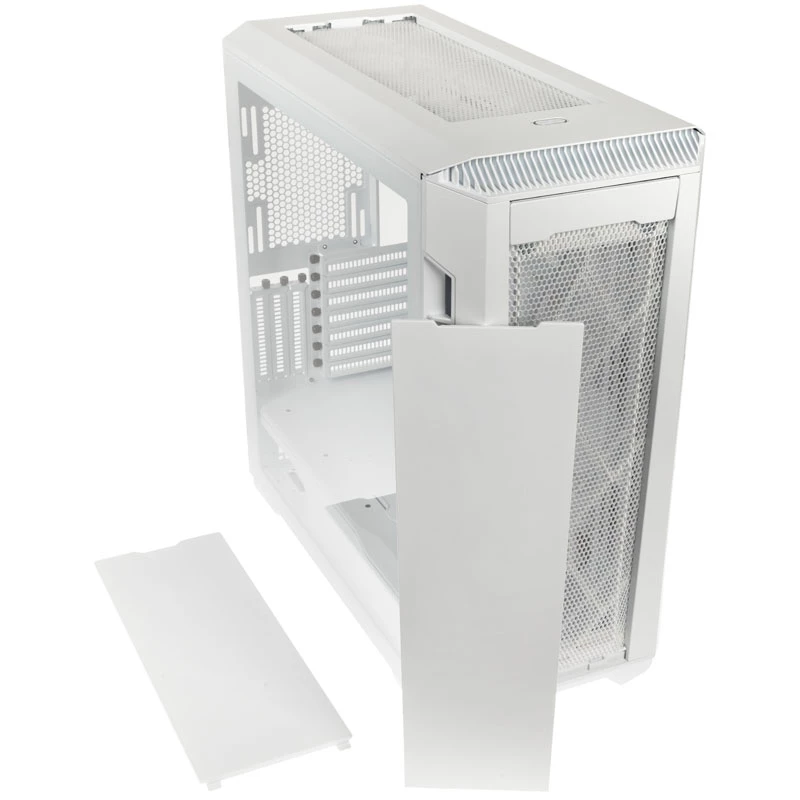 PHANTEKS Eclipse P600S Silent Midi-Tower, Tempered Glass - matte Balta