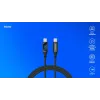 „Savio“ USB-C – USB-C laidas CL-174 1 m juodas USB 3.2 Gen 1