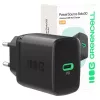 Maitinimo adapteris Green Cell PowerSource Solo30 30W juodas — USB‑C vieno prievado įkroviklis