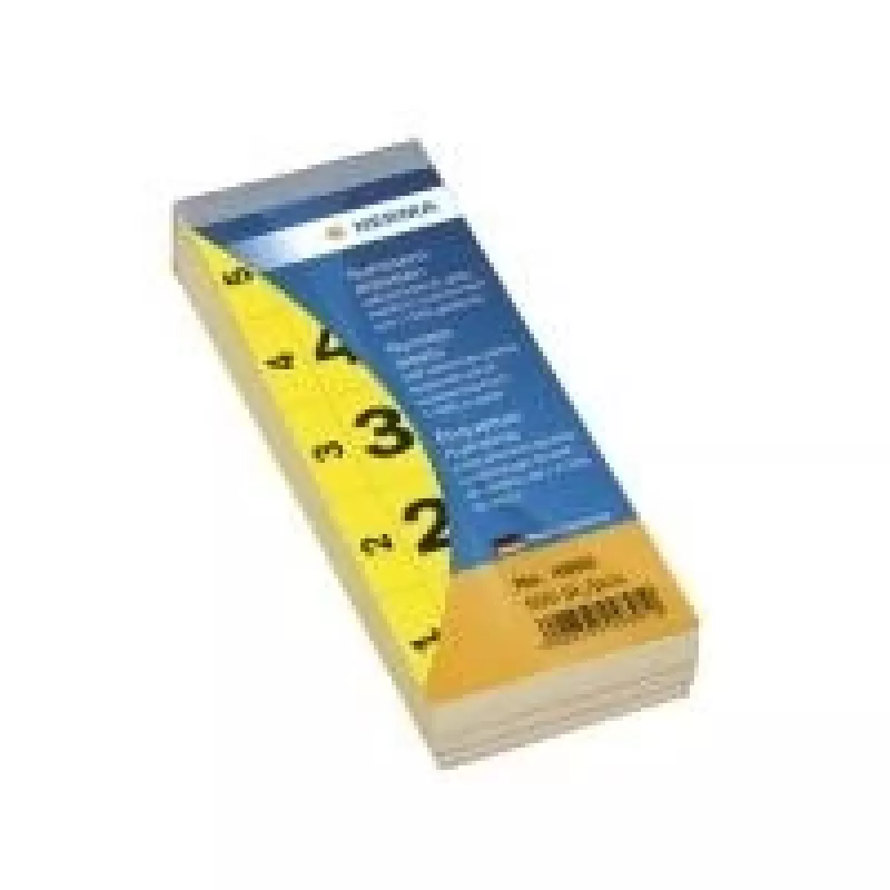 Lipnūs numerių blokeliai HERMA 4891 28x56 mm Geltoni