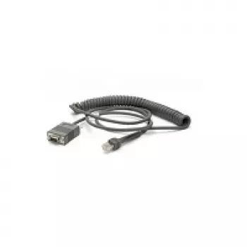 Zebra CBA-R71-C09ZAR serijinis laidas juodas 2,8 m RS232 DB9