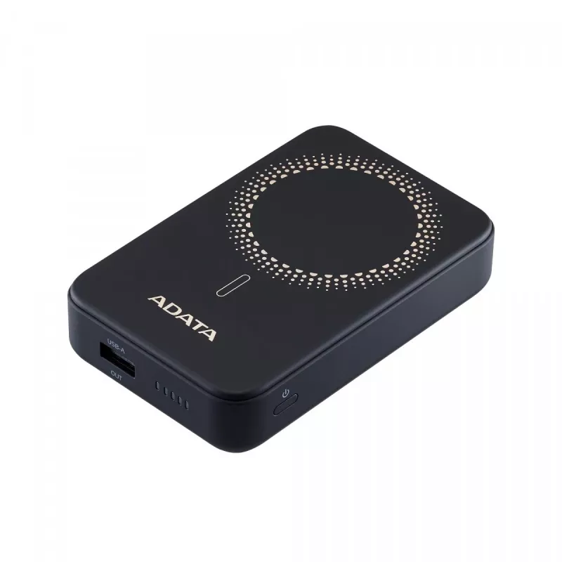 ADATA PR100-12BK išorinė baterija Ličio polimerų (LiPo) 10000 mAh Belaidis įkrovimas Juoda