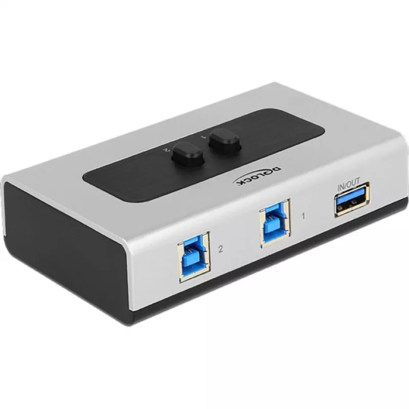 DeLOCK 87667 USB 3.0 2 prievadų dvikryptis bendrinimo jungiklis