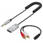 Belaidis garso imtuvo adapteris QOLTEC HiFi BT6.0 2xRC – Bluetooth garso imtuvas garsiakalbiams ir automobilio stereo sistemai
