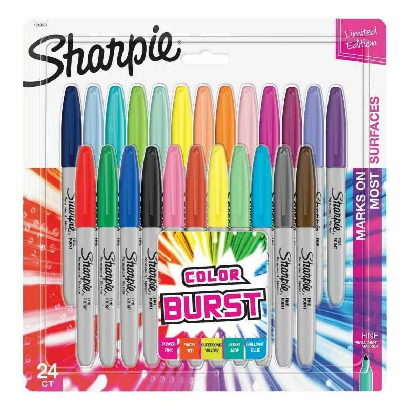 Sharpie smulkus žymeklis 24 vnt. smulkiu antgaliu Įvairiaspalvis