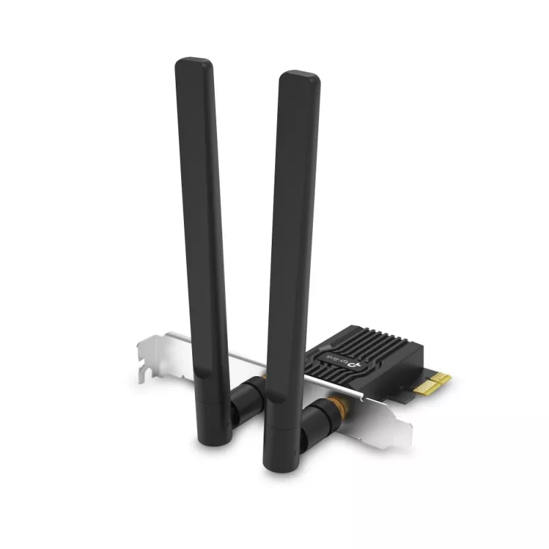 „Wi-Fi 6 Bluetooth“ PCIe adapteris TP‑LINK Archer TX10E AX900 — PCIe kortelė, AX900 Wi‑Fi 6, „Bluetooth“