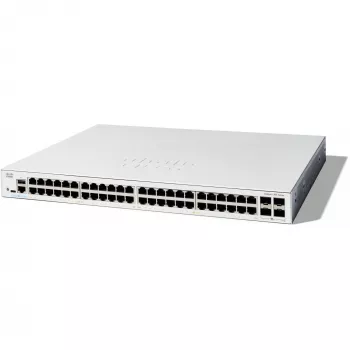 Cisco Catalyst 1300-48T-4X valdomas jungiklis, 48 prievadų GE, 4x10GE SFP+, ribota viso gyvenimo apsauga (C1300-48T-4X)