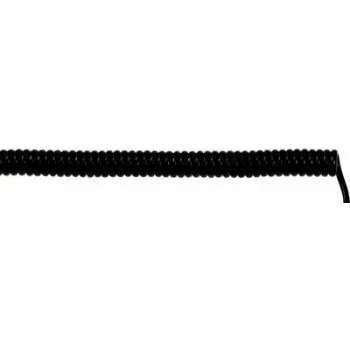 LAPP 73220262 Spiralinis kabelis UNITRONIC® SPIRAL 300 mm / 1200 mm 6 x 0,25 mm² Juodas 1 vnt. (73220262)