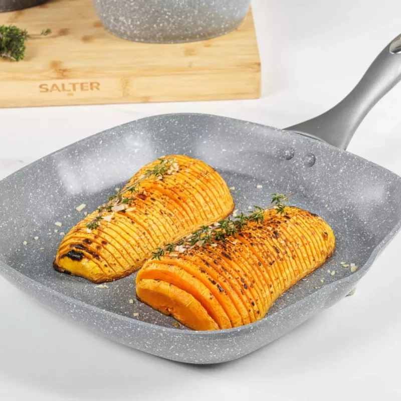 Kepimo keptuvė Salter 28 cm nelimpanti marmuro danga