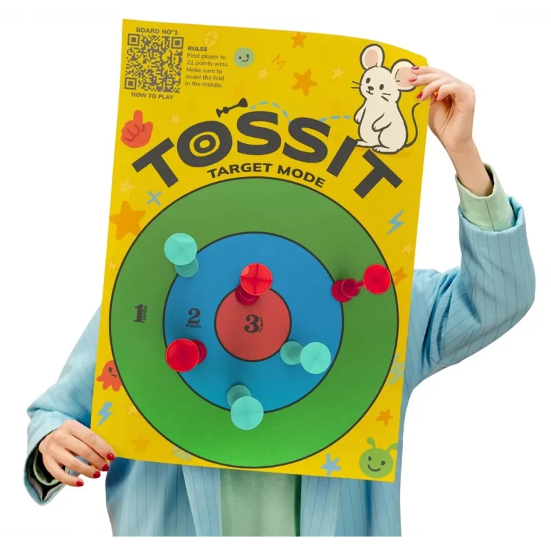 TOSSIT taikinio lenta – Taikinys ir „Tic-Tac-Toe“