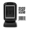 Fiksuotas 1D/2D brūkšninių kodų skaitytuvas QOLTEC 50864, LED jutiklis, USB laidinis, juodas, 145×85×80 mm
