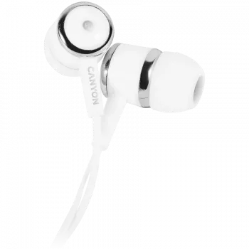 CANYON ausinės EPM-01 Mic 1,2m Baltos