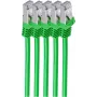 Tinklo kabelis ShiverPeaks BS75513-G-SET5 Green 3m Cat7 S/FTP