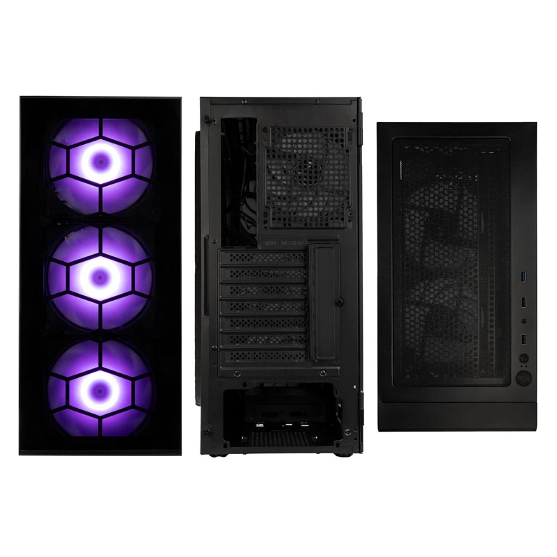 Kolink Observatory HF Plus Glass ARGB Midi-Tower - juodas