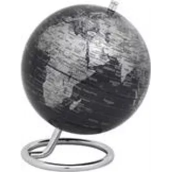 TROIKA Globe Galilei stalinis laikrodis G1304-BKSI/CH — juodas ir sidabrinis