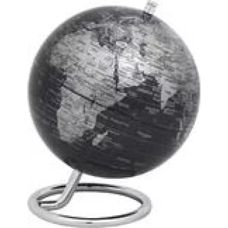 TROIKA Globe Galilei stalinis laikrodis G1304-BKSI/CH — juodas ir sidabrinis