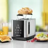 Skrudintuvas Rommelsbacher TO850 2 riekėms, 850 W, nerūdijantis plienas / juoda, XL lizdai