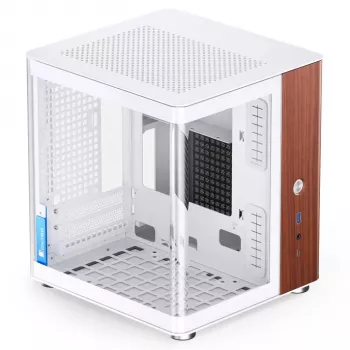 Jonsbo TK-0 kompiuterio korpusas, mini bokštas, Mini-ITX, stiklas,