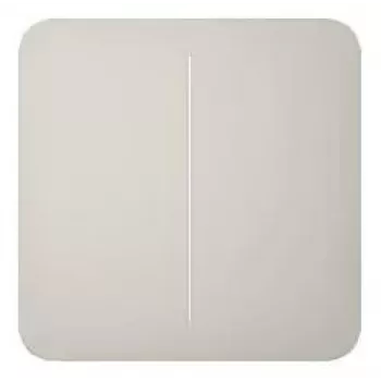 Mygtukas Ajax SoloButton 2-jų lizdų, smėlio spalvos 82,8 mm x 10,3 mm